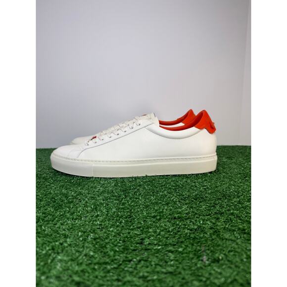 Givenchy Paris Low Sneaker White Orange BM08219876 125 SZ 44